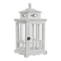 Lantern DKD Home Decor White Crystal Pinewood (22.5 x 22.5 x 47 cm) by DKD Home Decor, Candelabras and candle holders - Ref: ...