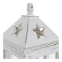 Lantaarn DKD Home Decor Branco Cristal Pinheiro (21 x 21 x 51 cm) de DKD Home Decor, Candelabros e suportes para velas - Ref:...