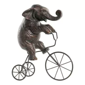 Decorative Figure DKD Home Decor Metal Resin Elephant (30 x 12 x 37 cm) by DKD Home Decor, Collectables - Ref: S3014095, Pric...