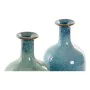 Vase DKD Home Decor Bleu Vert Métal Porcelaine 30 x 40 cm 11 x 11 x 30 cm (2 Unités) de DKD Home Decor, Vases - Réf : S301441...