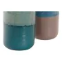 Jarrón DKD Home Decor Azul Verde Metal Porcelana 30 x 40 cm 11 x 11 x 30 cm (2 Unidades) de DKD Home Decor, Jarrones - Ref: S...