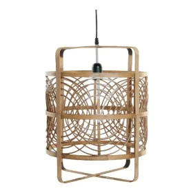 Ceiling Light DKD Home Decor Black Natural Bamboo Plastic 50 W 220 V 37 x 37 x 46 cm by DKD Home Decor, Pendant Lights - Ref:...