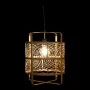 Candeeiro de teto DKD Home Decor Preto Natural Bambu Plástico 50 W 220 V 37 x 37 x 46 cm de DKD Home Decor, Iluminação suspen...