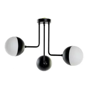 Lampadario DKD Home Decor LA-181950 Cristallo Nero Metallo Bianco 220 V 50 W Moderno Palle (61 x 58 x 46 cm) di DKD Home Deco...