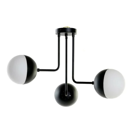 Ceiling Light DKD Home Decor White Black Metal Crystal 220 V 50 W (61 x 58 x 46 cm) by DKD Home Decor, Pendant Lights - Ref: ...