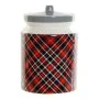 Tin DKD Home Decor Black Red Grey 15 x 15 x 22 cm by DKD Home Decor, Food storage - Ref: S3014882, Price: 12,71 €, Discount: %