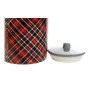 Tin DKD Home Decor Black Red Grey 15 x 15 x 22 cm by DKD Home Decor, Food storage - Ref: S3014882, Price: 12,71 €, Discount: %