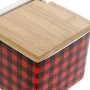 Salero con Tapa DKD Home Decor 8424001758265 Negro Rojo Bambú Dolomita 11,5 x 11,5 x 11 cm de DKD Home Decor, Dosificadores d...