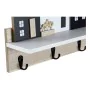 Shelves DKD Home Decor Coat rack 39 x 9 x 27 cm Black Brown White MDF Wood by DKD Home Decor, Standing Shelf Units - Ref: S30...