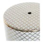 Mesa auxiliar DKD Home Decor Blanco Porcelana Dorado (33 x 33 x 42 cm) de DKD Home Decor, Mesas - Ref: S3015246, Precio: 84,7...