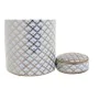 Vase DKD Home Decor 18 x 18 x 30,5 cm Porcelain Golden White by DKD Home Decor, Vases - Ref: S3015248, Price: 43,44 €, Discou...