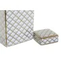 Jarrón DKD Home Decor 14,5 x 14,5 x 30 cm Porcelana Dorado Blanco de DKD Home Decor, Jarrones - Ref: S3015250, Precio: 34,32 ...