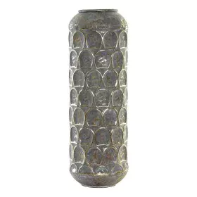 Vase DKD Home Decor Antiker Finish Grau Gold Metall Orientalisch 19 x 19 x 47 cm von DKD Home Decor, Vasen - Ref: S3015268, P...