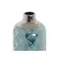 Vase DKD Home Decor 13 x 13 x 26 cm Porcelain Turquoise Oriental Chromed by DKD Home Decor, Vases - Ref: S3015272, Price: 23,...