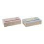 Boîte Décorative DKD Home Decor Naturel Aluminium Bois MDF 22 x 6 x 9 cm (2 Unités) (1 Unité) de DKD Home Decor, Boîtes - Réf...