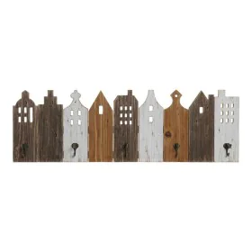 Perchero de Pared DKD Home Decor Metal Casas 91 x 9,5 x 29,5 cm de DKD Home Decor, Percheros de pared - Ref: S3015470, Precio...