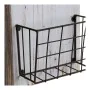 Porta-revistas DKD Home Decor Branco Castanho Metal Madeira de paulónia (57 x 10 x 40 cm) de DKD Home Decor, Suportes para re...