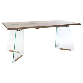 Table de Salle à Manger DKD Home Decor Verre Bois MDF (180 x 90 x 76 cm) de DKD Home Decor, Tables de jardin - Réf : S3015559...