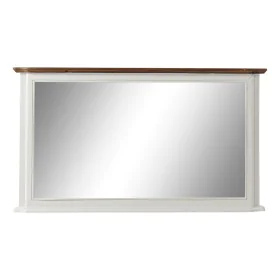 Espejo de pared DKD Home Decor 115 x 6 x 66 cm Cristal Marrón Blanco Romántico de DKD Home Decor, Espejos de pared - Ref: S30...