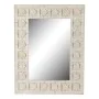 Wall mirror DKD Home Decor White Mango wood Stripped (93,5 x 4,7 x 120,3 cm) by DKD Home Decor, Wall-Mounted Mirrors - Ref: S...