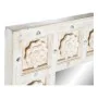 Miroir mural DKD Home Decor Blanc Bois de manguier Décapé (93,5 x 4,7 x 120,3 cm) de DKD Home Decor, Miroirs muraux - Réf : S...