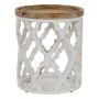 Mesa de apoio DKD Home Decor 50 x 50 x 58 cm Abeto Natural Branco Madeira MDF de DKD Home Decor, Jogos de móveis - Ref: S3015...