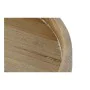 Mesa de apoio DKD Home Decor 50 x 50 x 58 cm Abeto Natural Branco Madeira MDF de DKD Home Decor, Jogos de móveis - Ref: S3015...