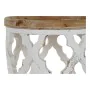 Mesa de apoio DKD Home Decor 50 x 50 x 58 cm Abeto Natural Branco Madeira MDF de DKD Home Decor, Jogos de móveis - Ref: S3015...