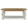 Mesa de apoio DKD Home Decor Abeto Alumínio Branco Marrom claro 120 x 70 x 50 cm Madeira MDF de DKD Home Decor, Jogos de móve...