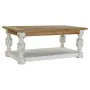 Mesa de apoio DKD Home Decor Abeto Alumínio Branco Marrom claro 120 x 70 x 50 cm Madeira MDF de DKD Home Decor, Jogos de móve...