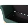 Banquette DKD Home Decor 8424001795512 Naturel Bois Polyester Vert (130 x 44 x 69 cm) de DKD Home Decor, Chaises - Réf : S301...