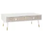 Meubles de télévision DKD Home Decor Blanc Sapin Marron Clair (120 x 65 x 42 cm) de DKD Home Decor, Tables et supports de tél...