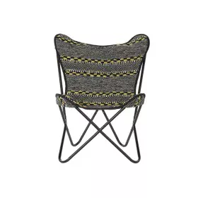 Armchair DKD Home Decor Yellow White Black Multicolour Iron 74 x 65 x 90 cm by DKD Home Decor, Chairs - Ref: S3015925, Price:...