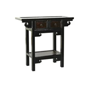 Console DKD Home Decor Noir Brun foncé 85 x 35 x 80 cm de DKD Home Decor, Tables - Réf : S3015937, Prix : 399,72 €, Remise : %