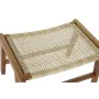 Hocker DKD Home Decor 65 x 47 x 40 cm natürlich Teakholz Kunststoff Bunt Hellbraun von DKD Home Decor, Stühle - Ref: S3015967...