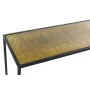 Consola DKD Home Decor 110 x 25 x 84 cm Negro Dorado Aluminio Plástico de DKD Home Decor, Mesas - Ref: S3016012, Precio: 191,...