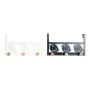 Door Coat Rack DKD Home Decor 8424001835553 Birds White Black Metal MDF Wood 28,5 x 9,5 x 16 cm (2 Units) by DKD Home Decor, ...