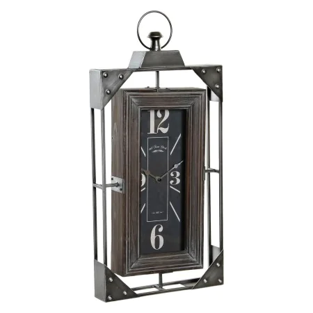 Reloj de Pared DKD Home Decor Loft Madera Hierro (29 x 6.5 x 61 cm) de DKD Home Decor, Relojes de pared - Ref: S3016628, Prec...