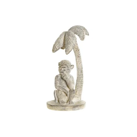 Deko-Figur DKD Home Decor 8424001749805 15 x 12 x 29 cm Weiß Harz Affe Tropical Decapé von DKD Home Decor, Sammlerstücke - Re...