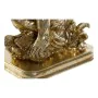 Statua Decorativa DKD Home Decor Dorato Resina Coloniale Foglia della pianta 16,5 x 10,6 x 22,5 cm di DKD Home Decor, Oggetti...