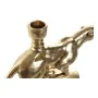 Candelabro DKD Home Decor Dorado Resina Aluminio Leopardo Tropical Candelabro 25 x 6 x 14 cm de DKD Home Decor, Candelabros y...