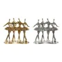 Deko-Figur DKD Home Decor 33,5 x 14,5 x 32 cm Silberfarben Gold Harz Ballett-Tänzerin von DKD Home Decor, Sammlerstücke - Ref...