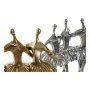 Deko-Figur DKD Home Decor 33,5 x 14,5 x 32 cm Silberfarben Gold Harz Ballett-Tänzerin von DKD Home Decor, Sammlerstücke - Ref...