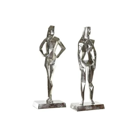 Figurine Décorative DKD Home Decor 8424001856480 23 x 13 x 62 cm Argenté (2 Unités) de DKD Home Decor, Objets de décoration -...