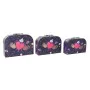 Set dekorativer Karten DKD Home Decor Metall Pappe Für Kinder 28 x 9,5 x 20 cm von DKD Home Decor, Boxen & Kästen - Ref: S301...