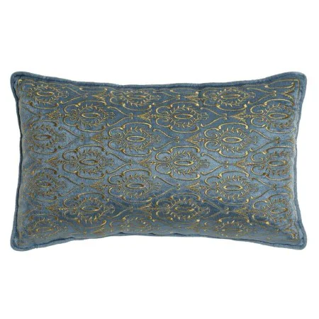 Almofada DKD Home Decor 8424001850396 Azul Dourado 50 x 10 x 30 cm de DKD Home Decor, Almofadas - Ref: S3017676, Preço: 20,75...