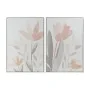 Cadre DKD Home Decor 62,2 x 3,5 x 90 cm Fleurs Shabby Chic (2 Unités) de DKD Home Decor, Impressions sur toile - Réf : S30177...