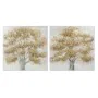 Quadro DKD Home Decor Tela 100 x 3,8 x 100 cm Albero Cottage (2 Unità) di DKD Home Decor, Stampe e quadri su tela - Rif: S301...