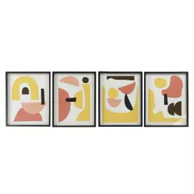 Quadro DKD Home Decor 40 x 2,5 x 50 cm Astratto Scandinavo (4 Pezzi) di DKD Home Decor, Stampe e quadri su tela - Rif: S30179...