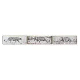 Bild DKD Home Decor 92,5 x 3,5 x 32 cm Kolonial Dschungel (3 Stücke) von DKD Home Decor, Leinwanddrucke - Ref: S3017923, Prei...